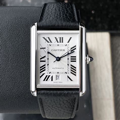 cartier must tank black|Cartier Tank must black dial.